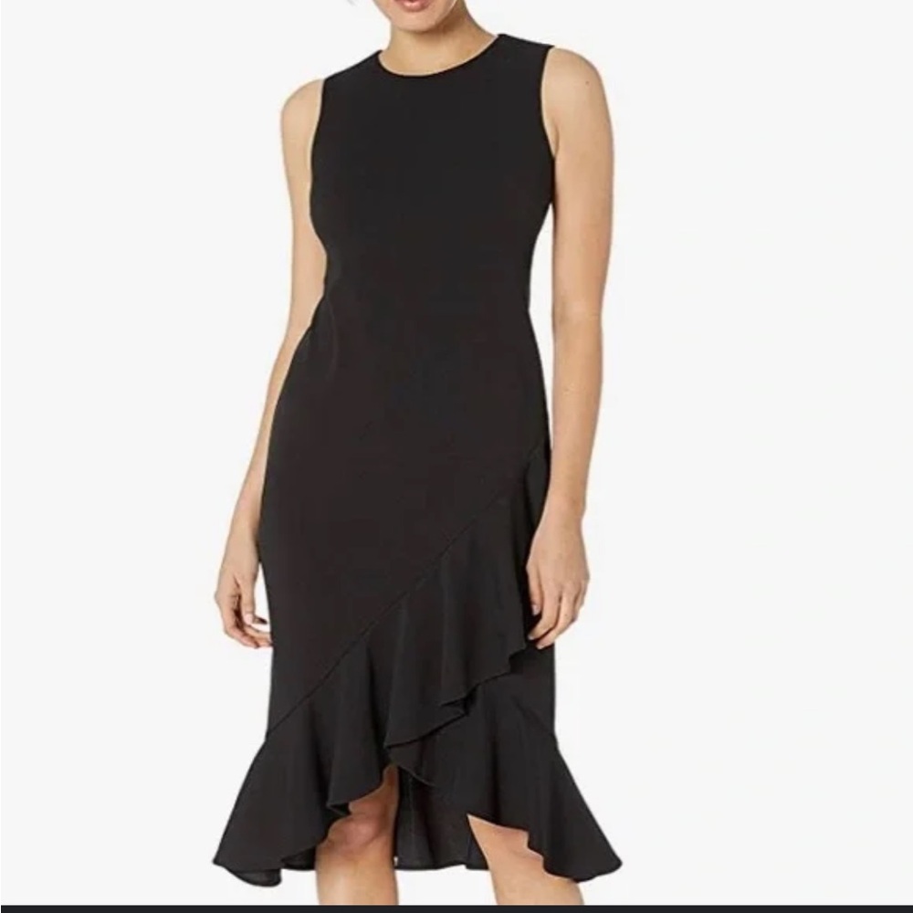 Elegant Black Sleeveless Dress